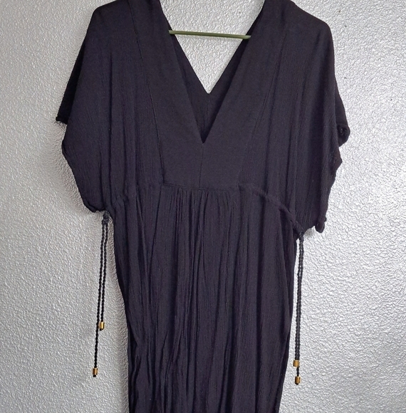 Lauren By Ralph Lauren Black Tunic/Cover Up/ Dress/Tunic Top - Picture 2 of 5